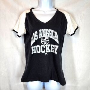 LA KINGS women's v neck tee